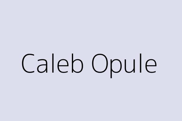Caleb Opule